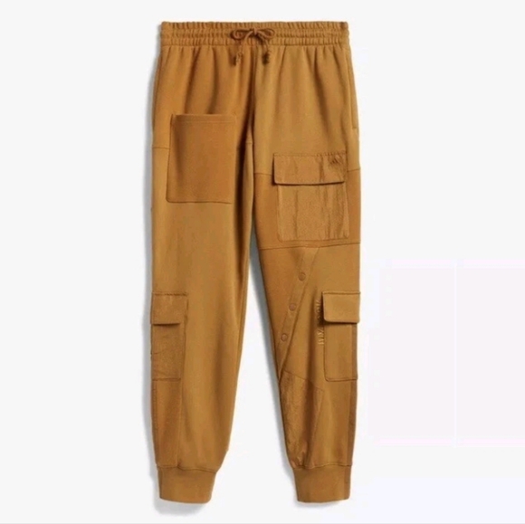 Adidas × Ivy Park Other - Adidas Ivy Park 4 All Cargo Joggers Size Large Camel Color Heavyweight Unisex